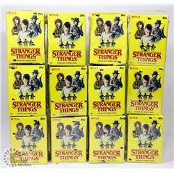 FLAT OF THE STRANGER THINGS TRADING CARD PACKS.