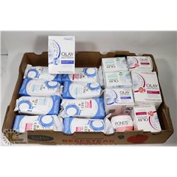 FLAT OF ASSORTED OLAY CLOTHS