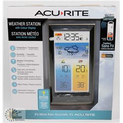 ACU-RITE WEATHER STATION WITH COLOUR DISPLAY