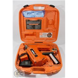 PASLODE IMPULSE CORDLESS NAILER, 2 BATTERIES AND