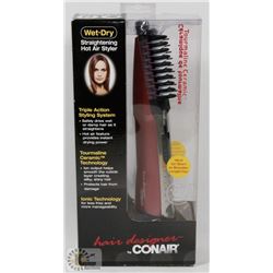 HAIR DESIGNER BY CONAIR WET-DRY STRAIGHTENING