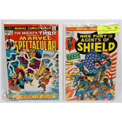 OF 2 EARLY 1970'S COMIC BOOKS, MIGHTY THOR #2