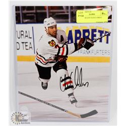 CHRIS CHELIOS SIGNED PRINT