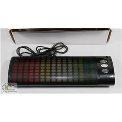 WIRELESS SPEAKER WITH CHARGING CABLE.