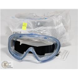 LOT OF 3 SAFETY GOGGLES