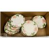 Image 1 : LOT OF FRANCISCAN WARE DESERT ROSE 10 SAUCERS,