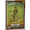 Image 1 : HOWE VINTAGE BICYCLE/TRICYCLE WALL PICTURE