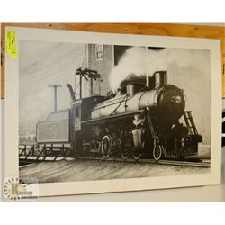 TRAIN PICTURE, J, JONES, 1998 NUMBERED