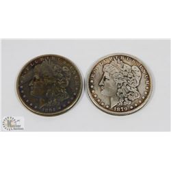 LOT OT TWO REPLICA MORGAN US DOLLARS