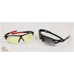 LOT OF TWO NEW SPORTS SUNGLASSES