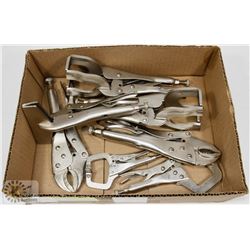 TRAY OF ASSORTED NEW VISE GRIPS