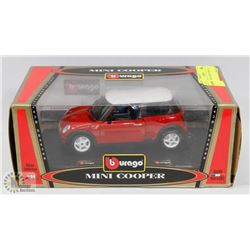 NEW BURAGO MINI COOPER 1:24