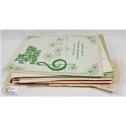 BOX OF VINTAGE MUSIC BOOKS