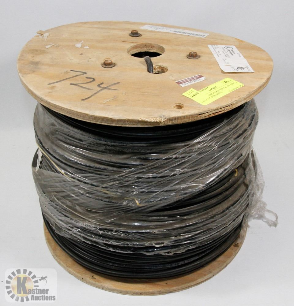 A THOUSAND FOOT SPOOL OF APPLY CONDUCTOR WIRE