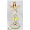 LARGE METAL COLOR CHANGING ANGEL 13" H