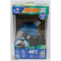 M640X MICROSCOPE COMES WITH MANY PIECES FOR PLAY