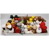 TRAY OF ASSORTED SALT & PEPPER SHAKERS