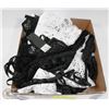 BOX WITH NEW LACE PANTIES WITH TAGS - BLACK &
