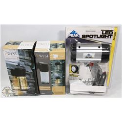 SEALED SET OF 2 SOLAR POWERED