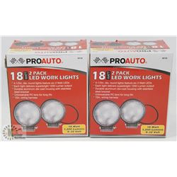 NEW SET OF 2 PRO-AUTO 18 WATT