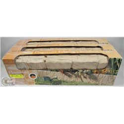 SET OF 3 NEW SUNCAST FLAGSTONE