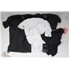 Image 1 : ALIGNMED UNDERSHIRTS 4 SMALL/MED, WHITE AND BLACK