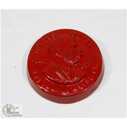 VINTAGE 1930'S CANADIAN METAL CO  LEAD INGOT