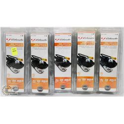 5 PACKS OF SIDE TERMINAL BATTERY CABLES