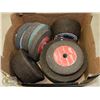 Image 1 : BOX OF GRINDING WHEELS/STONES