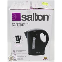 CORDLESS 1 LITER ELECTRIC KETTLE BLACK (UNUSED)