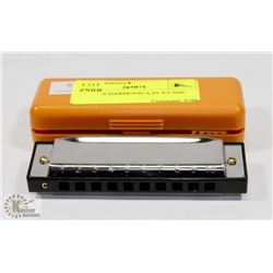 10 HOLES HARMONICA IN A CASE