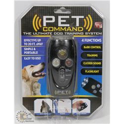 NEW PET COMMAND DOG TRAINING SYSTEM