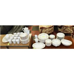 96PC NORITAKE JAPAN  "LONG AGO" FINE BONE CHINA