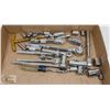 Image 1 : FLAT OF ASSORTED SOCKETS & RATCHETS (SAE & METRIC)