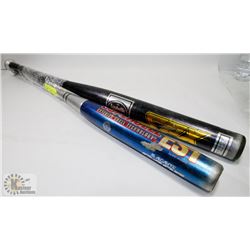 TWO SOFTBALL ALUMINUM BATS