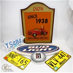 LYON AND BUDLIGHT SIGN