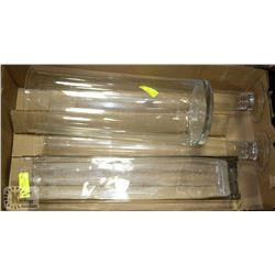 BOX OF LARGE VASES