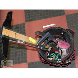 HUSKY TOOL PAIL ORGANIZER WITH ASSORTED TOOLS