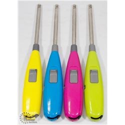 LOT OF 4 NEW! WINDPROOF REFILLABLE LIGHTERS