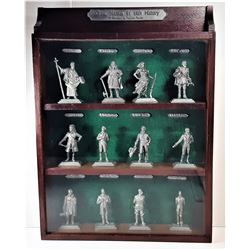 12)  VINTAGE PEWTER GREAT NAMES IN IRISH