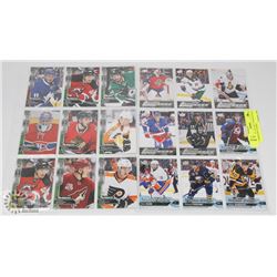 LOT OF 18 - 2015-2017 YOUNG GUN & PARKHURST ROOKIE