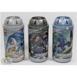 THREE LEGO TECHNIC BIONICLES