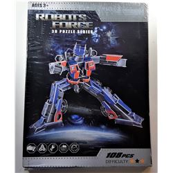 15)  FACTORY SEALED 3D ROBOT FORCE PUZZLE