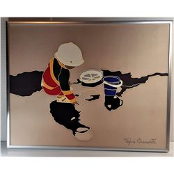 13)  SIGNED SYLVIE BERNADETTE FRAMED