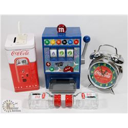 COCA COLA AND M&M COLLECTABLES