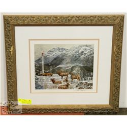 LIMITED EDITION SIGNED PRINT BY LOCAL EDMONTON