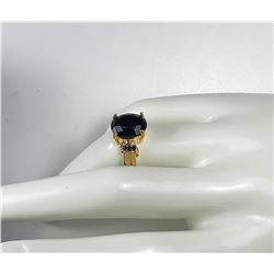 9)  GOLD TONE RHODIUM PLATED BLACK