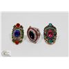 Image 1 : LOT OF 3 GYPSY RINGS