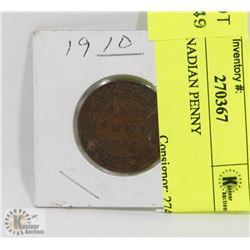 1910 CANADIAN PENNY