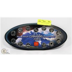 2000 MILLENNIUM QUARTER SET